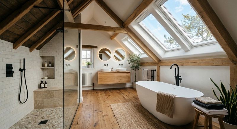 Attic Bathroom Remodeling in North Bend, WA