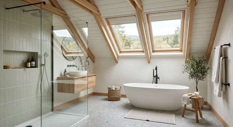 Attic Bathroom Remodeling in North Bend, WA