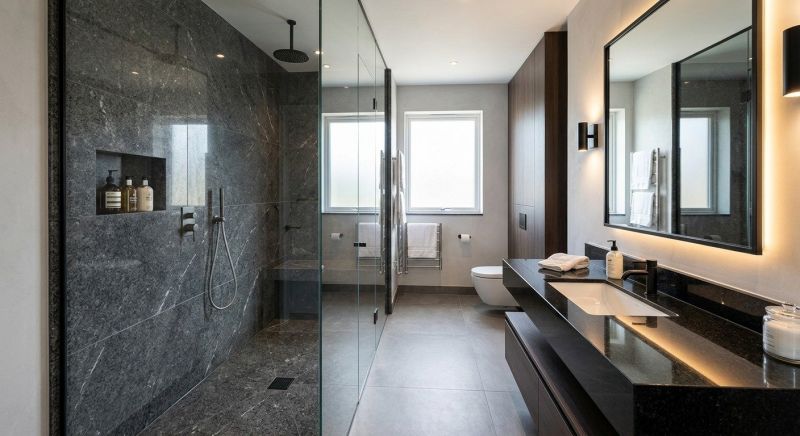 Granite Shower Installation in North Bend, WA